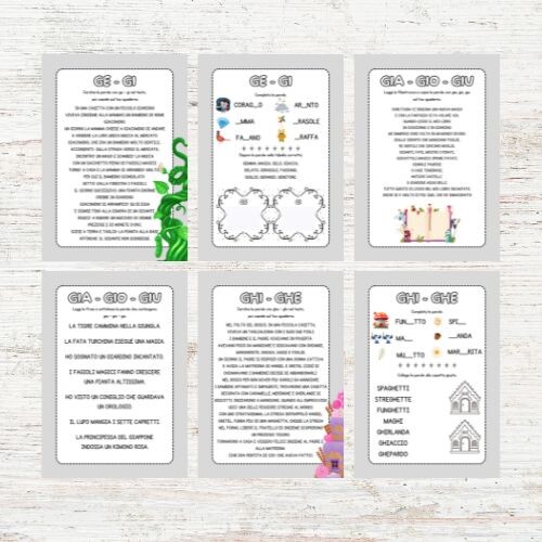"Ortografia nel paese delle fiabe" - Schede di ortografia per la scuola primaria - Pacchetto/Quaderno per tutto l'anno