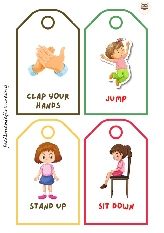 Simon says - giochi inglese