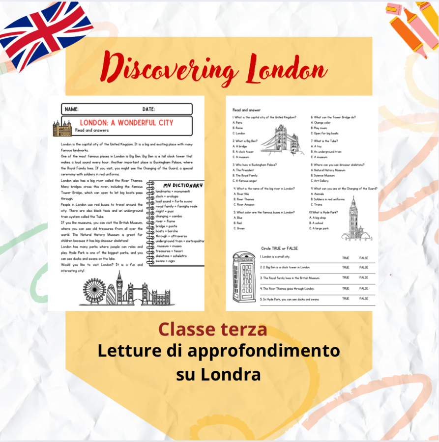 Discovering London - inglese classe terza e quarta