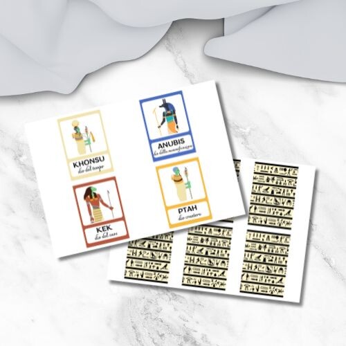 Flashcards sulle Divinità dell'Antico Egitto