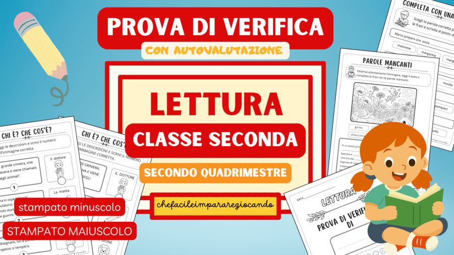 VERIFICA - LETTURA - CLASSE SECONDA - SECONDO QUADRIMESTRE