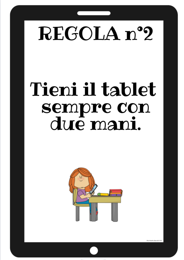 LE REGOLE DEL NOSTRO TABLET