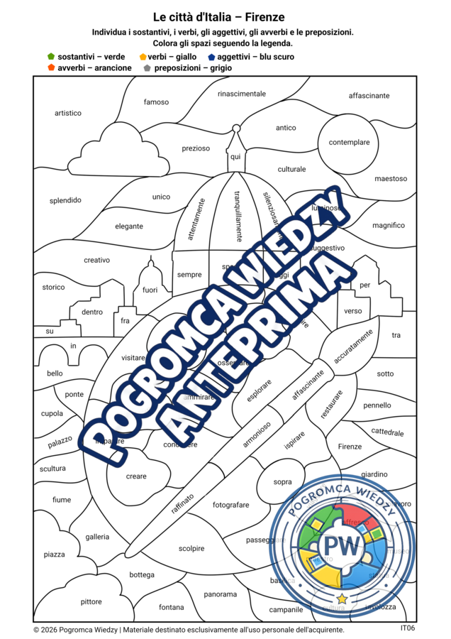 Le città d'Italia – FIRENZE