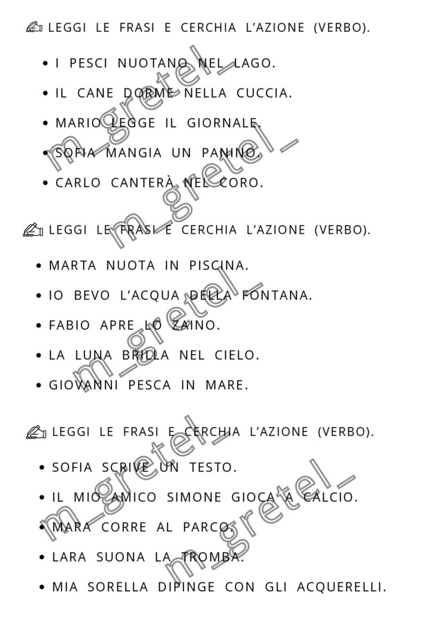 I VERBI