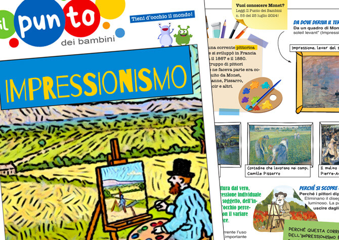L'impressionismo per la scuola primara