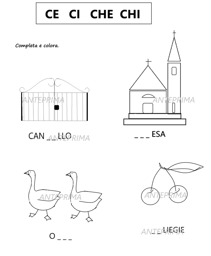 CE - CI /CHE - CHI