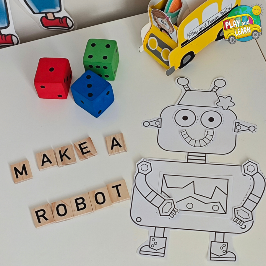 ATTIVITà: COSTRUISCI UN ROBOT CON I DADI