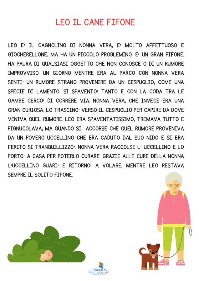 4 LETTURE IN STAMPATO MAIUSCOLO
