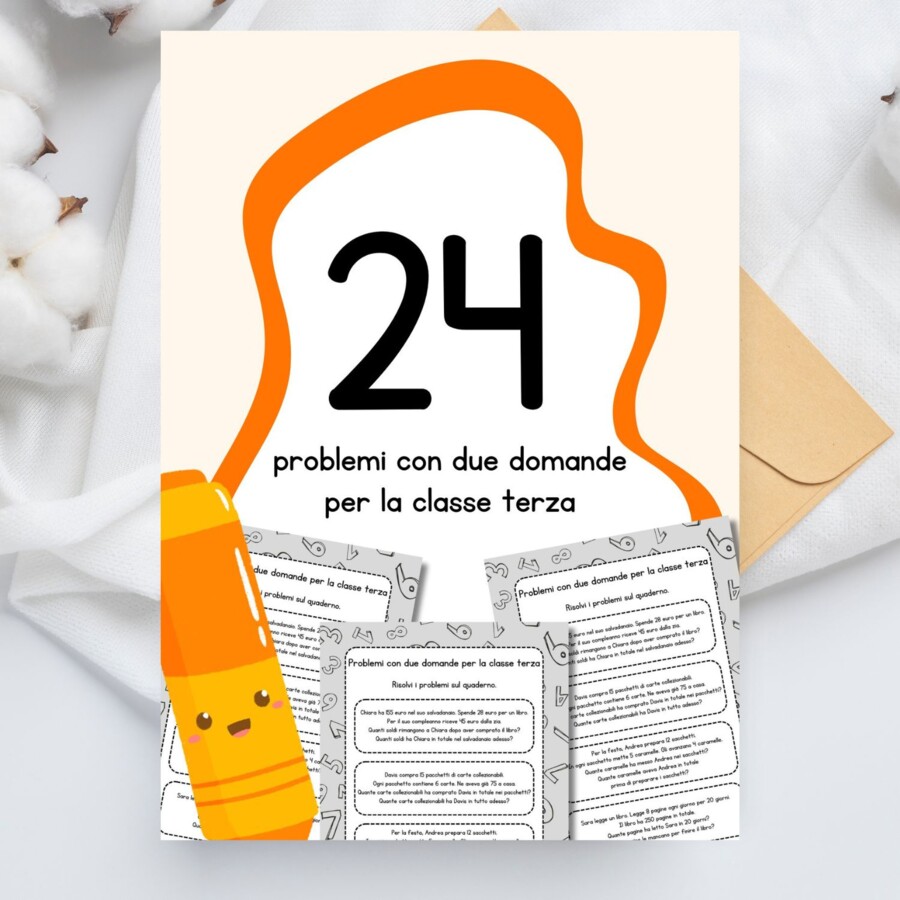 Problemi con due domande per la classe terza