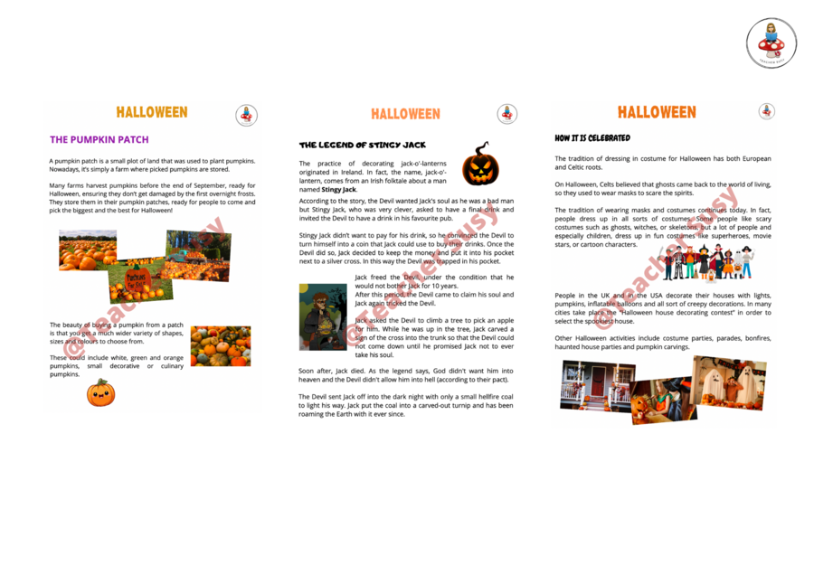 BUNDLE CLIL "Halloween"