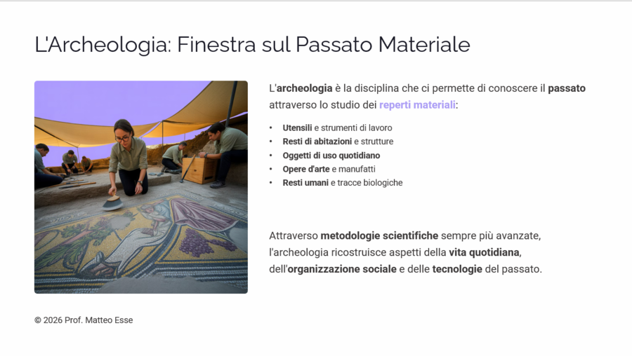 Le Fonti Storiche: Tra Preistoria e Storia – Lezione Introduttiva 1° Superiore (Slide + Verifica)
