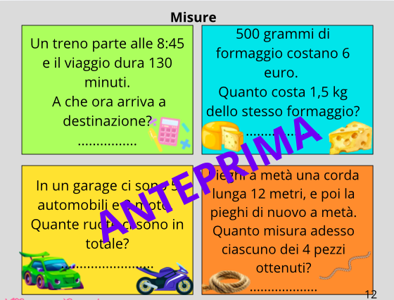 SOS Tempi Morti! 40 Carte-Sfida di Logica e Matematica (Classe 4ª e 5ª Primaria)