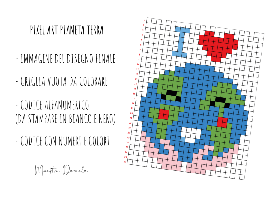 Pixel art ambiente - pianeta terra