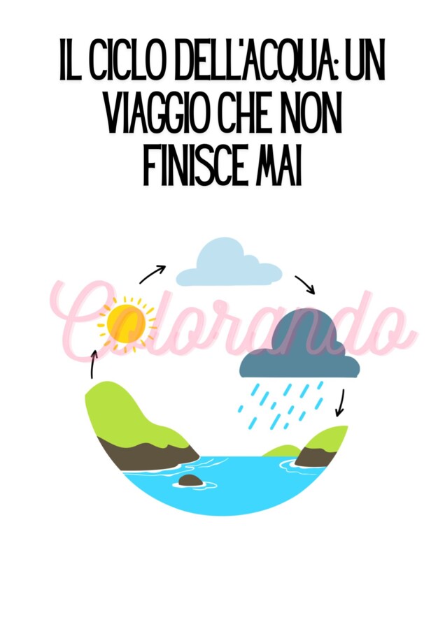 Il Magico Viaggio dell'Acqua e i suoi Stati Kit Didattico