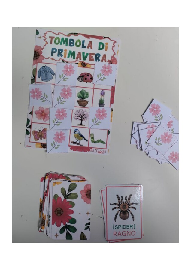 🌸Bingo di Primavera – Fiori, Farfalle e Allegria