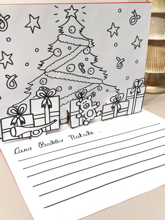 Letterina a Babbo Natale.. in formato POP UP!