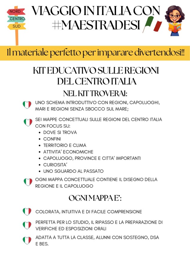 LE REGIONI DEL CENTRO