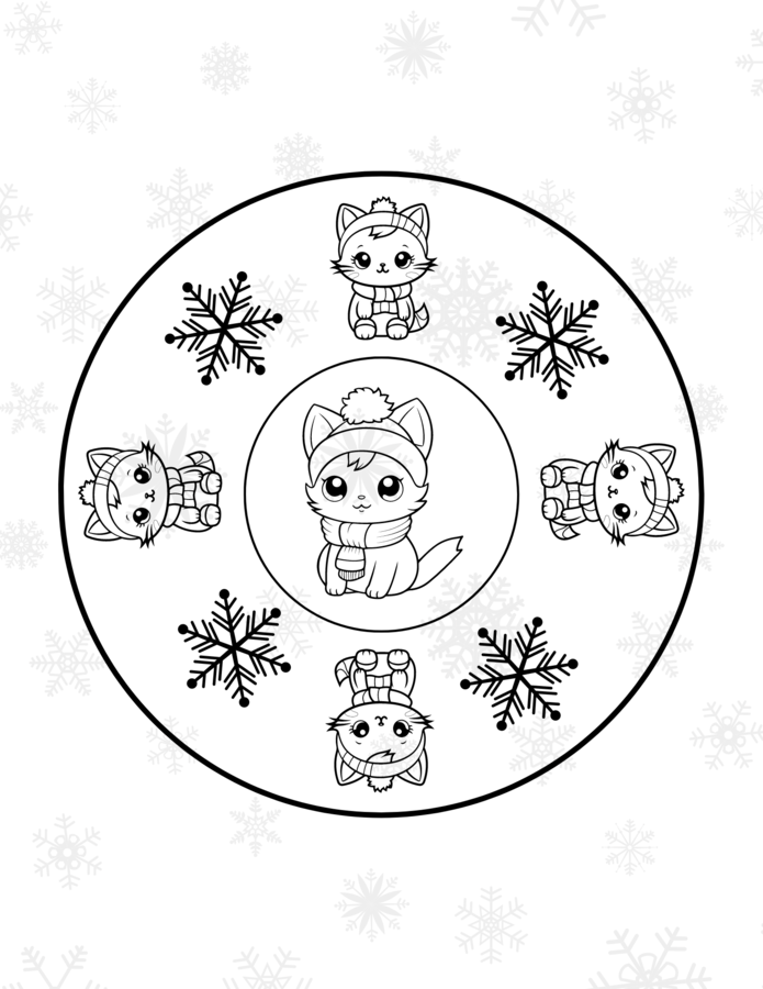 Piccoli Mandala invernali