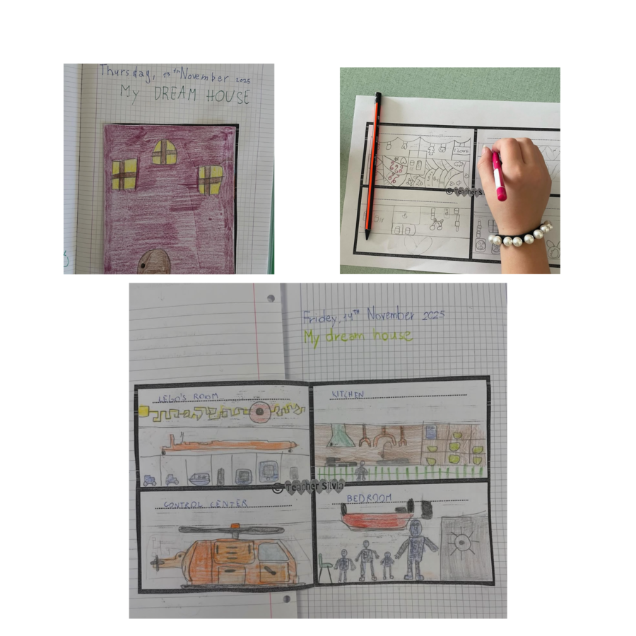 Schede didattiche "La mia casa" in lingua inglese- classe 3^.