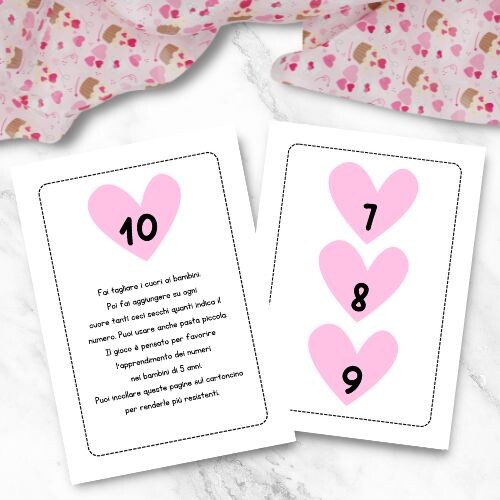 Gioco per imparare a contare fino a 10