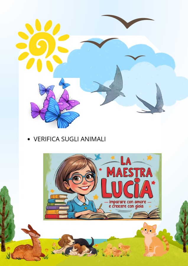 VERIFICA SUGLI ANIMALI