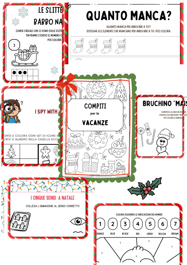 Compiti per le vacanze di Natale