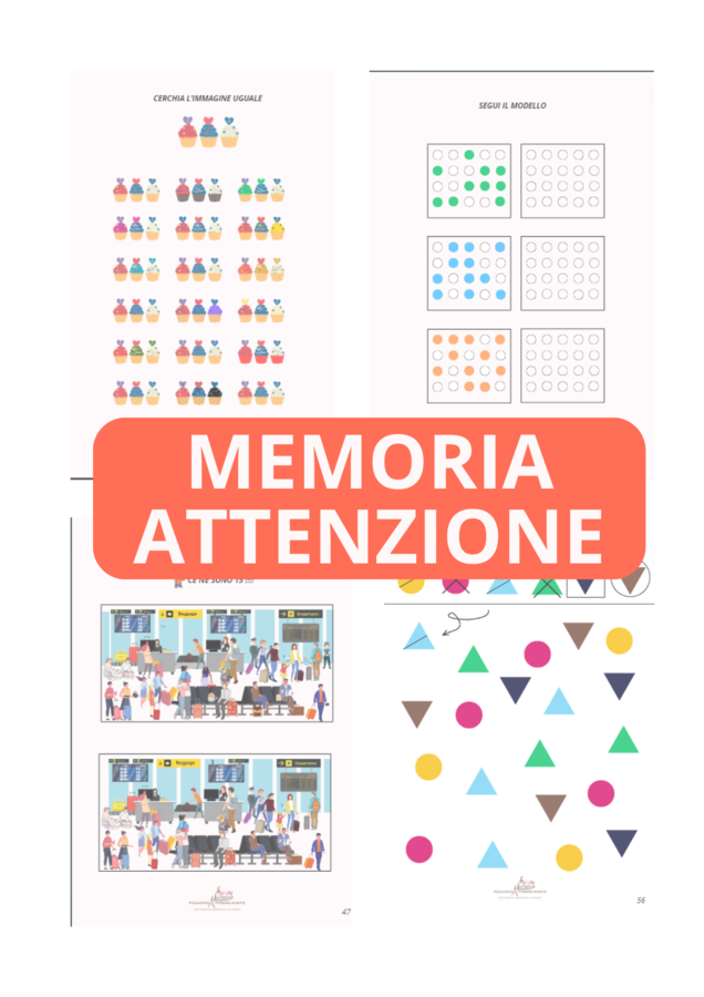 EBOOK "POTENZIAMO L'ATTENZIONE E LA MEMORIA"