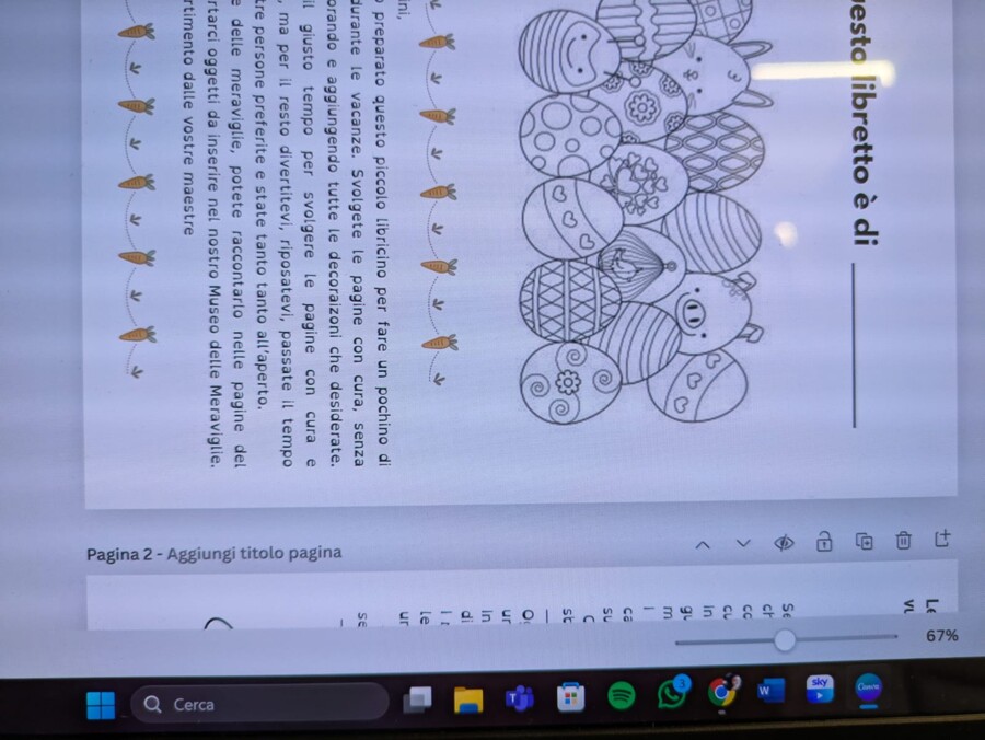 COMPITI DELLE VACANZE PASQUALI CLASSE SECONDA ITA - MATE - DIARIO