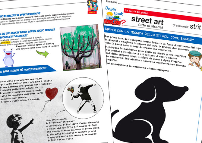 La Street Art e Bansky spiegati ai bambini