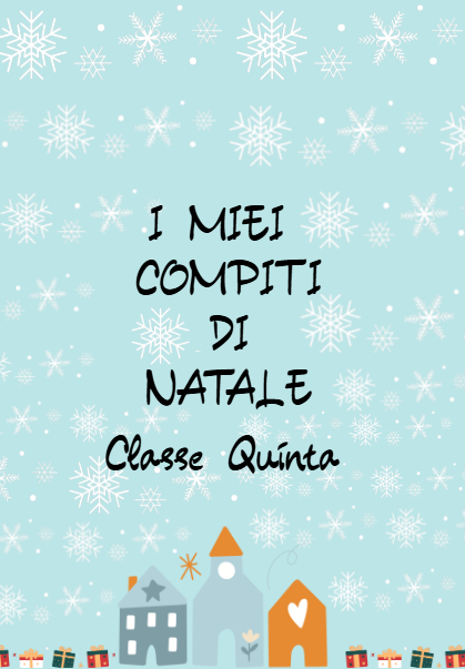 COMPITI DELLE VACANZE - MATEMATICA CL. 5