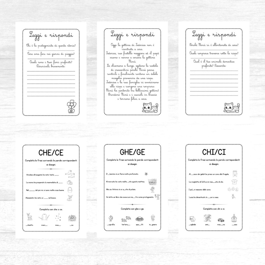 Ripasso di italiano classe seconda – Compiti delle vacanze italiano classe seconda