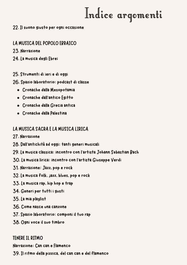 Nel Melodioso Mondo della Musica 4-5