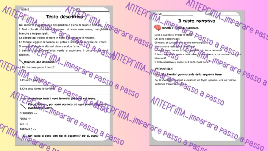 Tipologie testuali: lettura, comprensione e altro