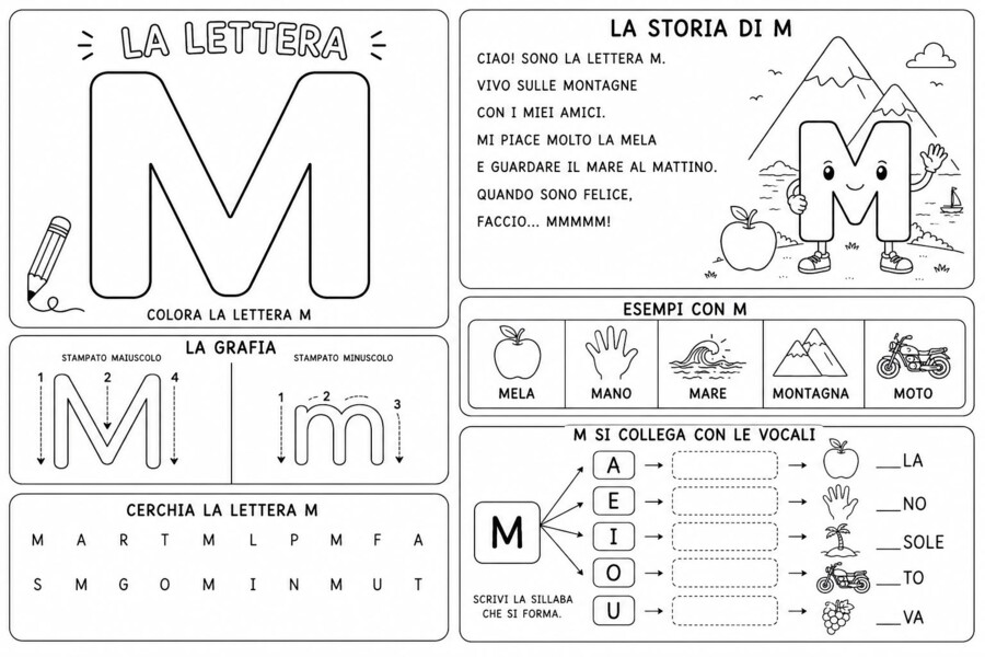 Alfabeto / Lettere - classe prima