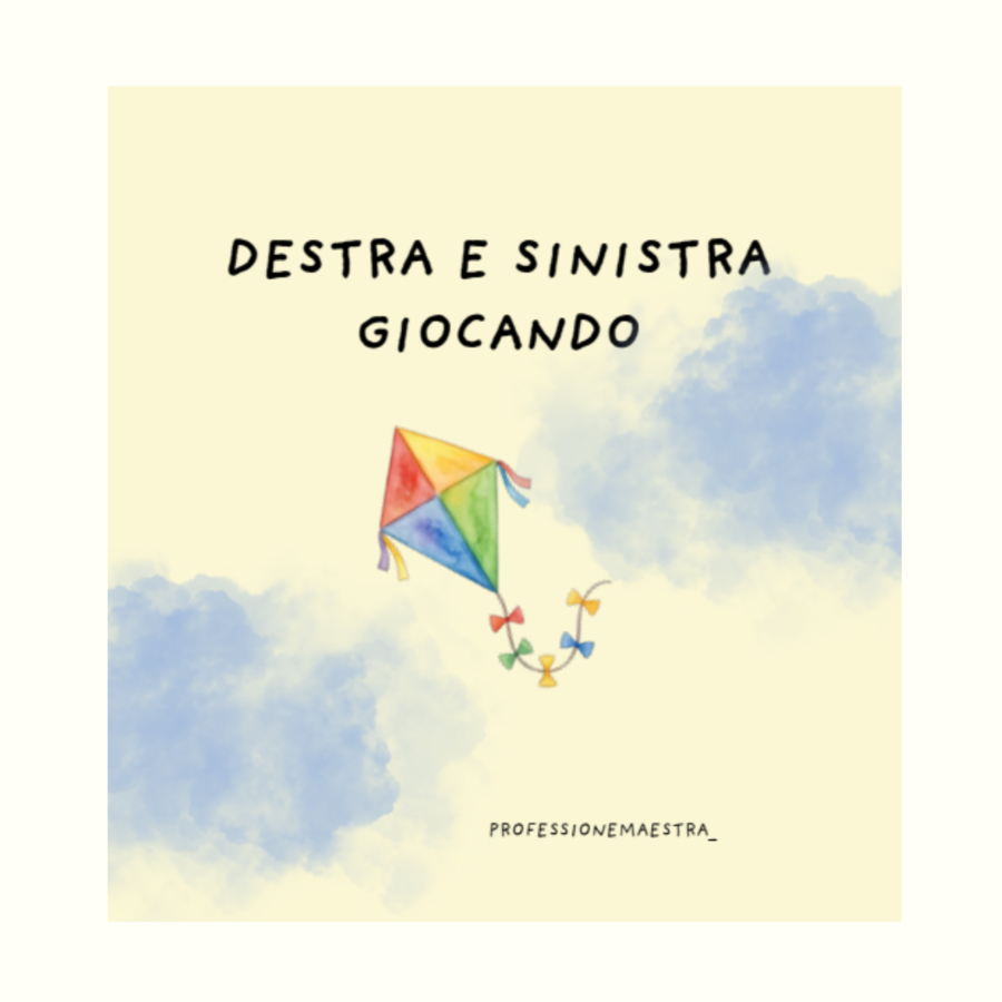 Attività destra e sinistra. Imparare divertendosi.