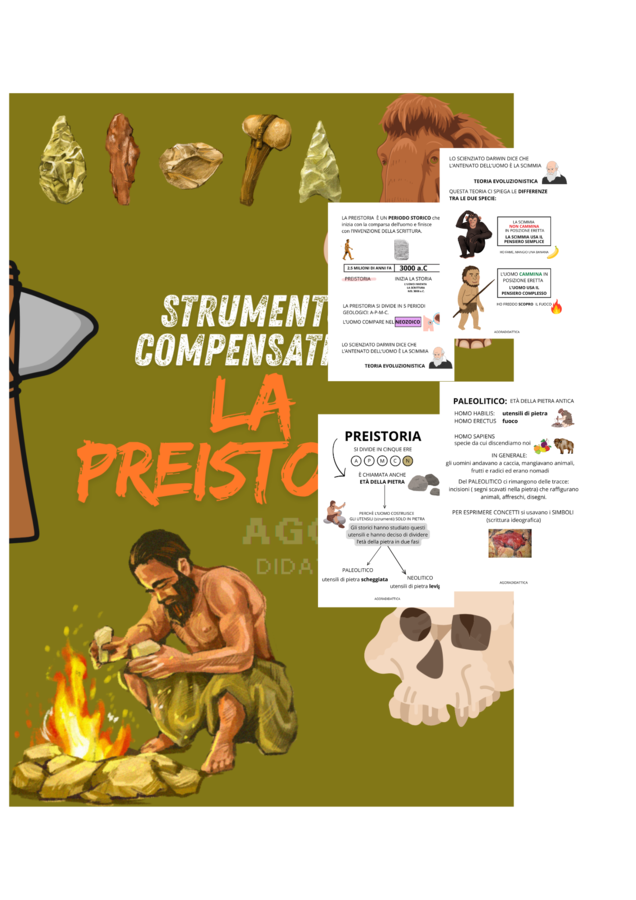 PREISTORIA: strumenti compensativi per ripasso generale