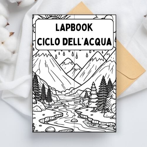 Lapbook ciclo dell’acqua da stampare