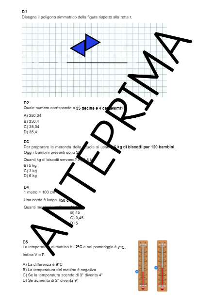 INVALSI Matematica Classe Quinta – Missione 2 | Stazioni matematiche e simulazione prove