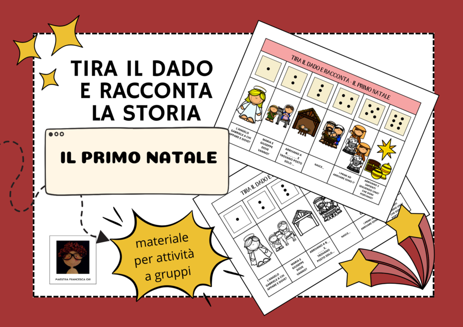 TIRA IL DADO E RACCONTA LA STORIA - IL PRIMO NATALE