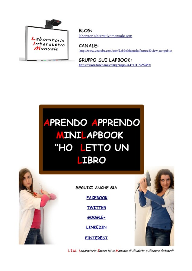 LAPBOOK "HO LETTO UN LIBRO"