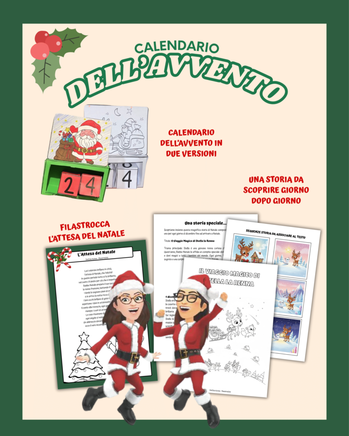 Calendario dell'avvento di SosEducAzione e MaestraGiò