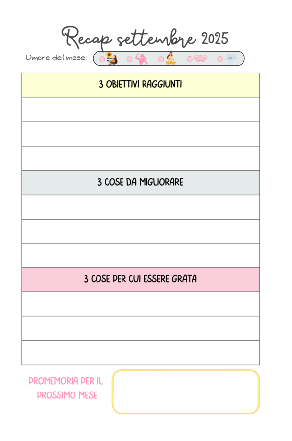 AGENDA DOCENTE GIORNALIERA 2025/2026 per Scuola dell'infanzia, Primaria e Secondaria