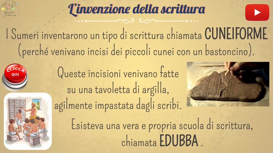 Presentazione su slide I SUMERI cl.4