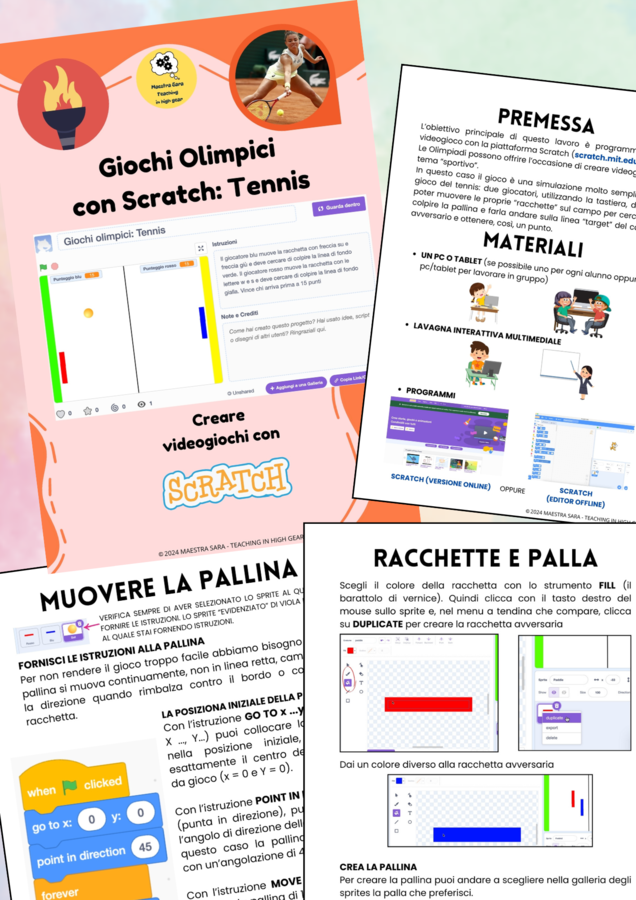 Giochi olimpici con Scratch: il tennis