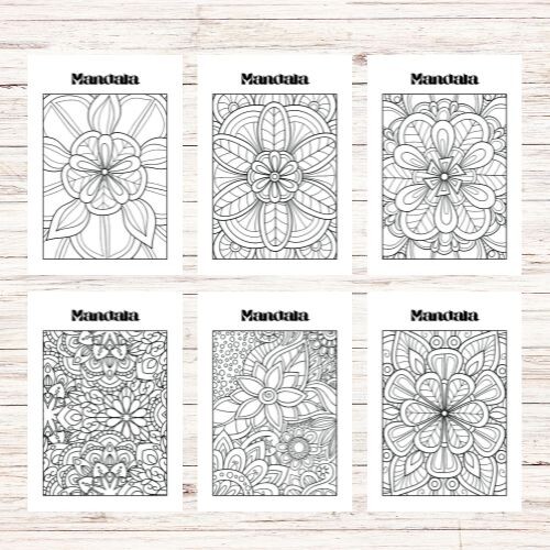 48 Mandala da colorare