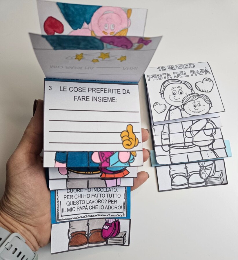 💙 Biglietto pop-up per la Festa del Papà