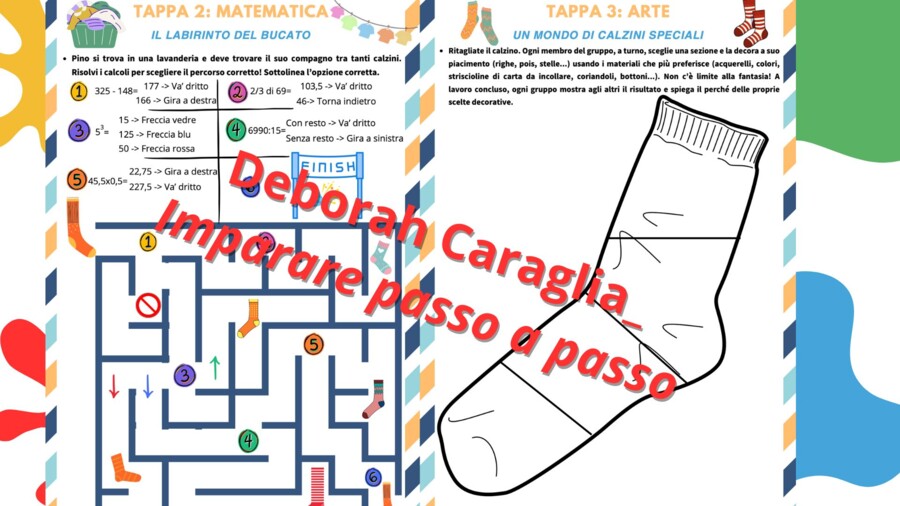 Didattica a tappe "Giornata dei Calzini Spaiati" percorso interdisciplinare per educare alla differenza