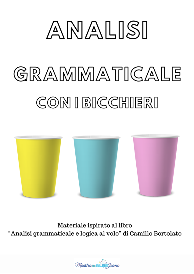 Analisi grammaticale con i bicchieri