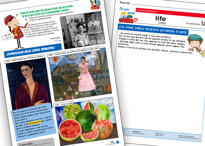 Frida Kahlo e la sua arte spiegata ai bambini