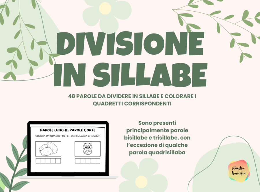DIVISIONE IN SILLABE